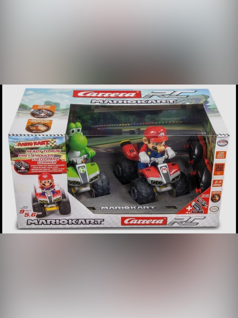 Carrera Remote Control Mario Kart Twin Quad Racers